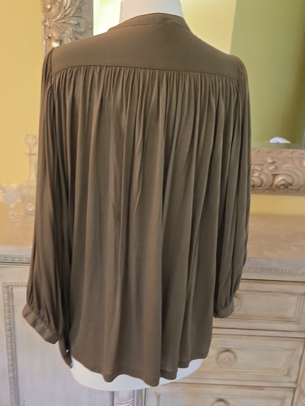 J Crew Flowy Three Quarter Sleeve Top - Picture 4 of 7